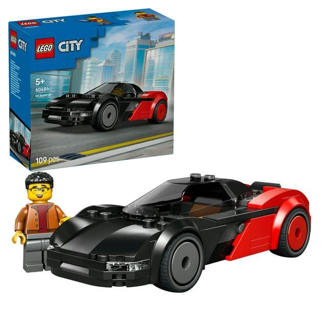 LEGO City EV Supercar Toy 60486 - gallery image 1