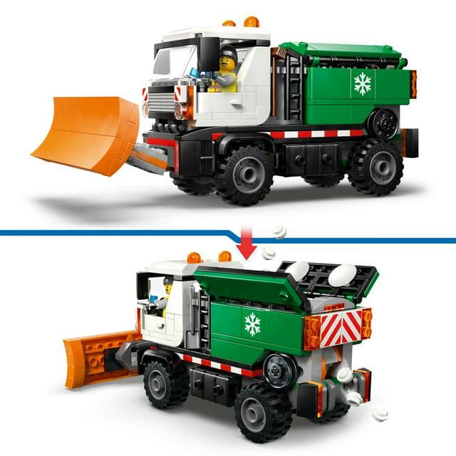 LEGO City Snowplough Truck Toy Building Set 60490 - gallery image 3