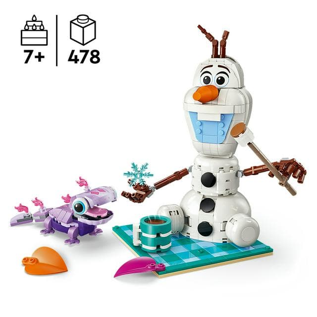 LEGO Disney Frozen Olaf & Bruni’s Picnic Fun Building Toy 43287 - gallery image 2