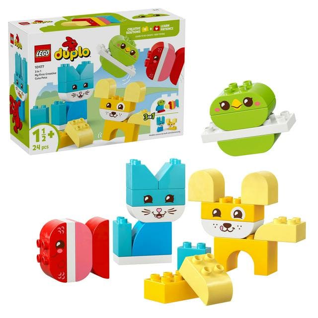 LEGO Duplo 3 in 1 Creative Cute Pets Playset 10477 - gallery image 1