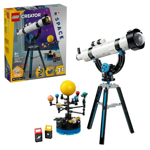 LEGO Creator 3 in1 Space Exploration Telescope Toy 31378 - gallery image 1