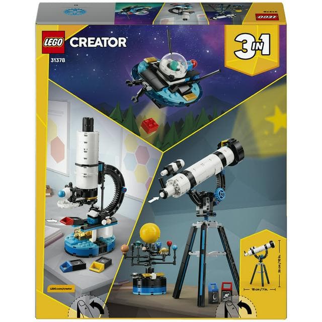 LEGO Creator 3 in1 Space Exploration Telescope Toy 31378 - gallery image 5