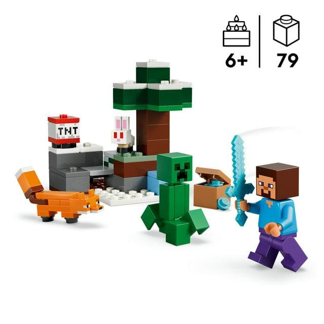 Lego Minecraft Steve’s Taiga Adventure Toy 21583 - gallery image 2