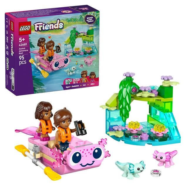 LEGO Friends Axolotl Adventure Boat Toy 42681 - gallery image 1