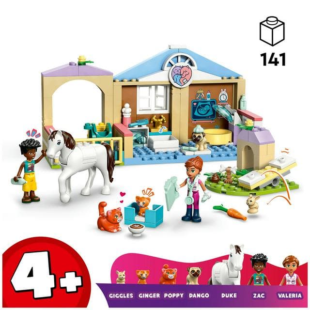 LEGO Friends Animal Vet Clinic Toy Playset 42696 - gallery image 2