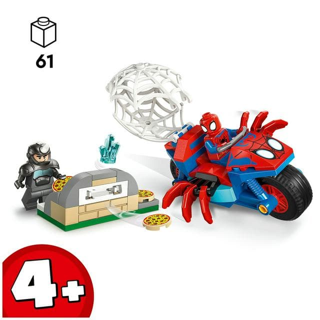 LEGO Marvel Spidey on his Motorcycle vs. Rhino Building Toy 11206 - gallery image 2