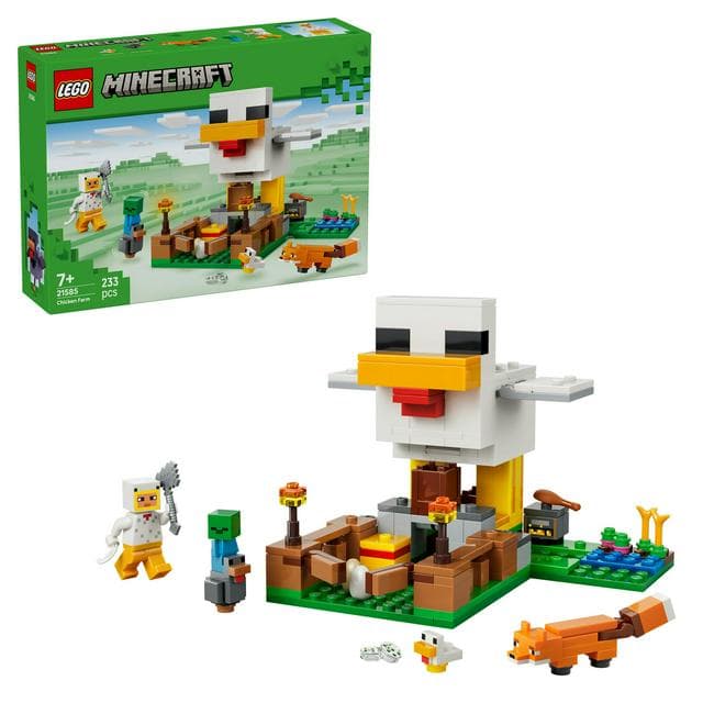 LEGO Minecraft Chicken Farm Gaming Toy 21585 - gallery image 1