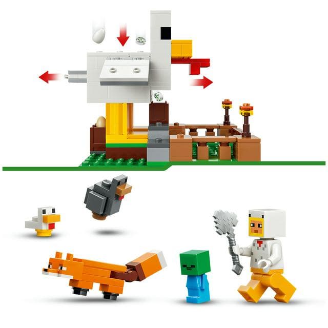 LEGO Minecraft Chicken Farm Gaming Toy 21585 - gallery image 4