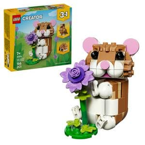 LEGO Creator 3 in 1 Cute Hamster With a Flower 31376
