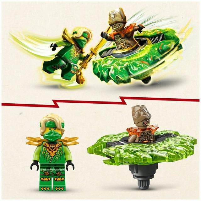 LEGO Ninjago Lloyd vs. Earth Monster Spinner Battle Toy 71850 - gallery image 4