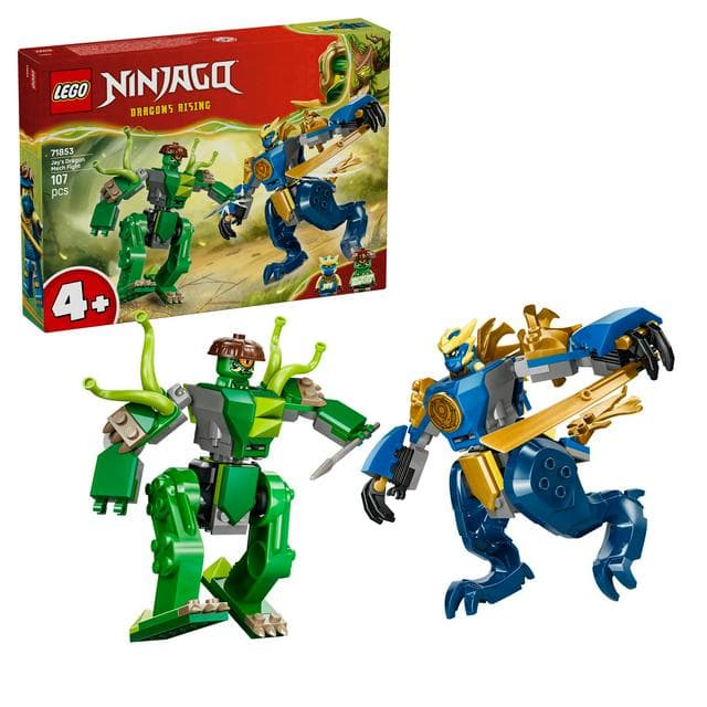 LEGO Ninjago Jay’s Dragon Mech Fight Ninja Toy 71853 - gallery image 1