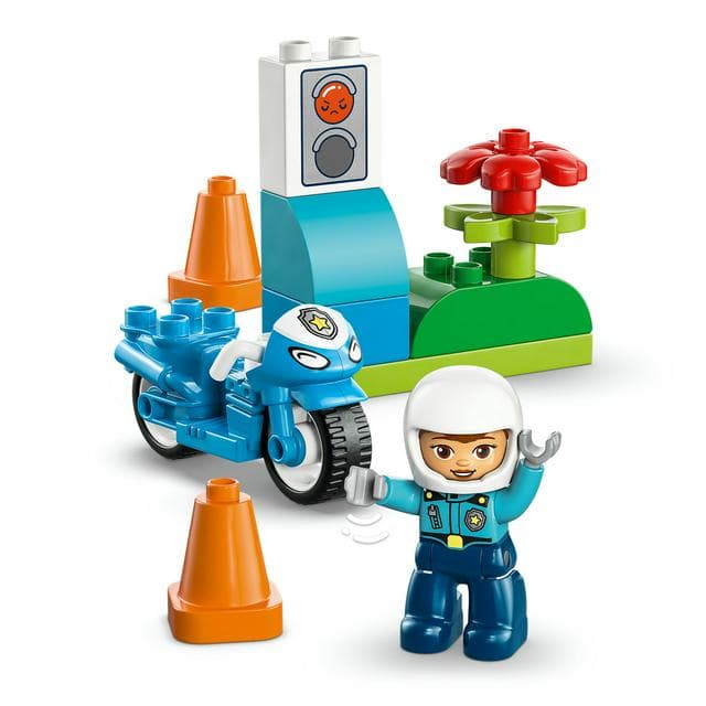 LEGO Duplo Blue Police Motorcycle Toy 10471 - gallery image 4