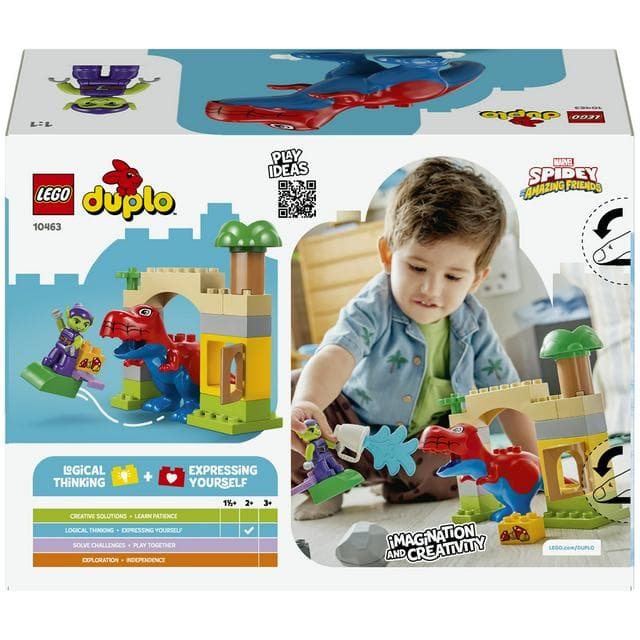 LEGO Duplo Marvel Dinosaur Spidey-Rex vs. Green Goblin Building Toy 10463 - gallery image 5