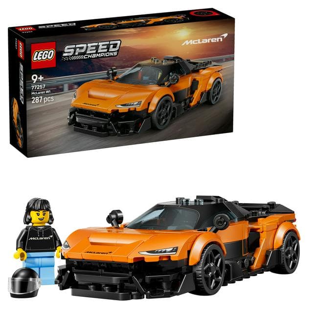 LEGO Speed Champions McLaren W1 Toy Car Model 77257 - gallery image 1