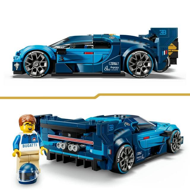 LEGO Speed Champions Bugatti Vision Gran Turismo Hyper Sports Car 77253 - gallery image 4