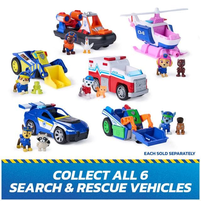 Paw Patrol Search & Rescue Theme Vehicle Assortment - gallery image 2