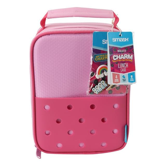 Smash Charm Lunch Bag - Pink - gallery image 1