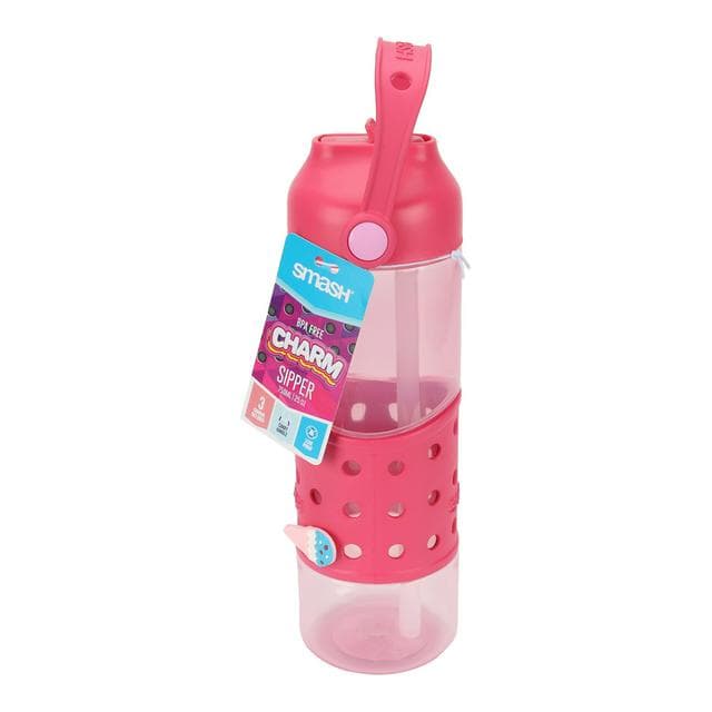 Smash Charm Water Bottle - Pink - gallery image 2