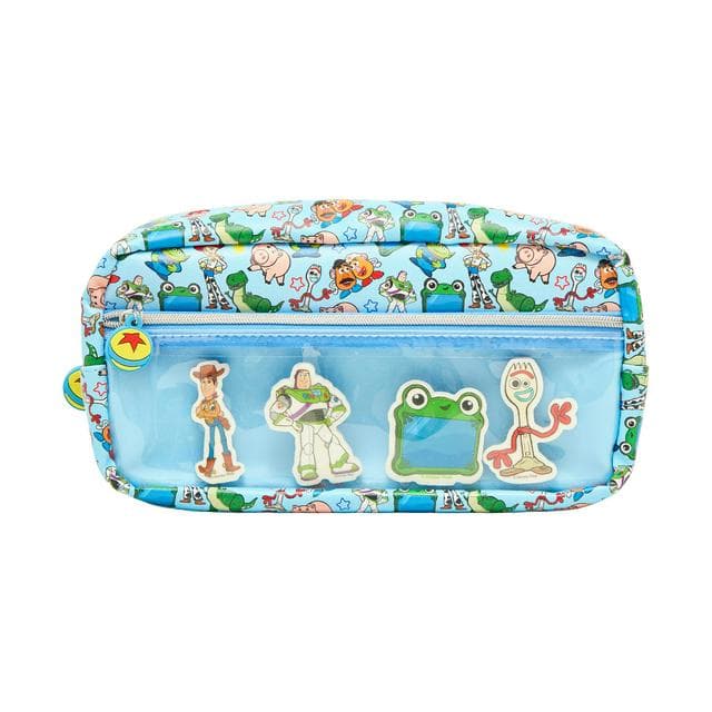 Disney Toy Story Zip Pocket Pencil Case With Character Erasers - gallery image 1