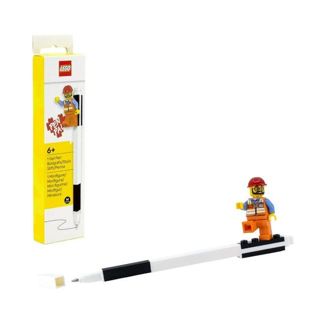 Lego 2.0 Gel Pen With Minifigure - Black - gallery image 1