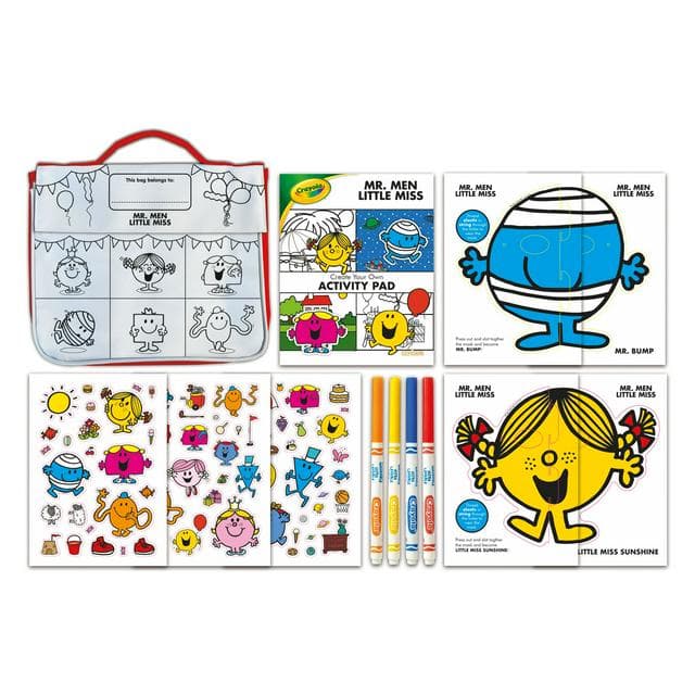 Crayola Mr Men & Little Miss Create Your Own Activity Bag - gallery image 2