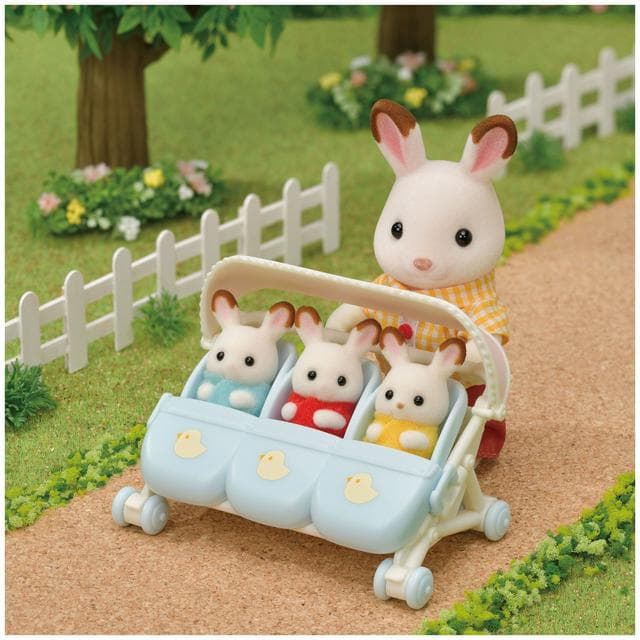 Sylvanian Families Floral Cat Stroller - gallery image 4