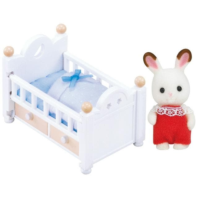 Sylvanian Families Chocolate Rabbit Baby Set - gallery image 2