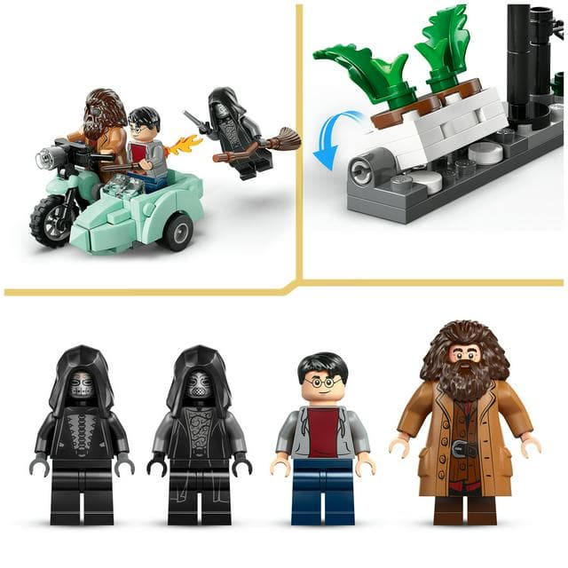 Lego Harry Potter Hagrid & Harry’s Privet Drive Escape Building Toy 76459 - gallery image 4
