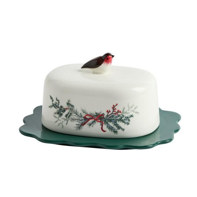 Sainsbury's Home Robin Butter Dish - gallery image 1