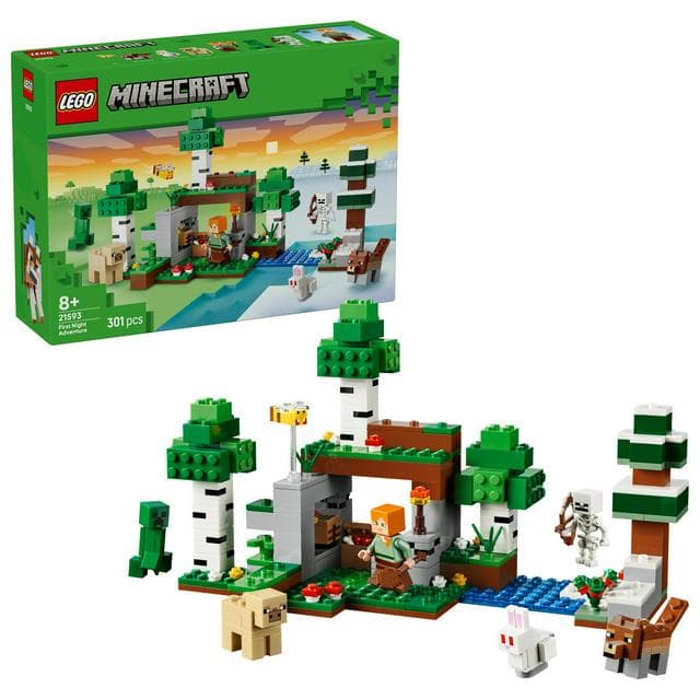 Lego Minecraft First Night Adventure Toy 21593 - gallery image 1