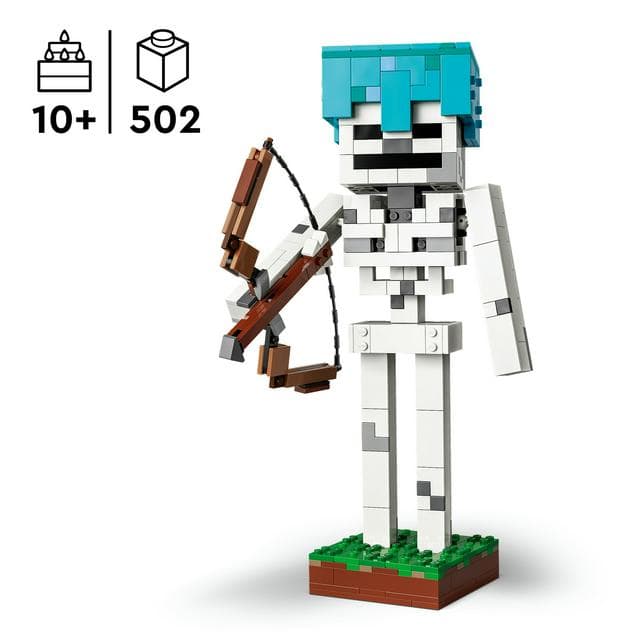 Lego Minecraft The Skeleton Figure Toy 21594 - gallery image 2