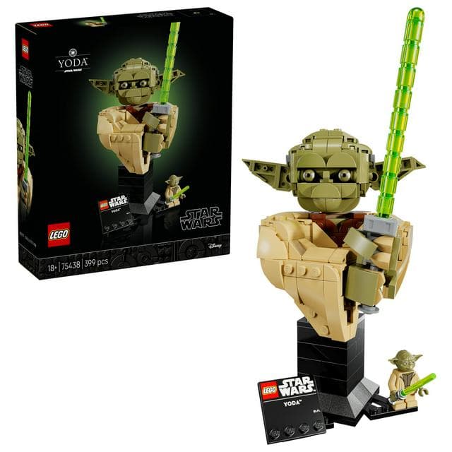 Lego Star Wars Yoda Bust Model Kit Building Kit For Adults 75438 - gallery image 1