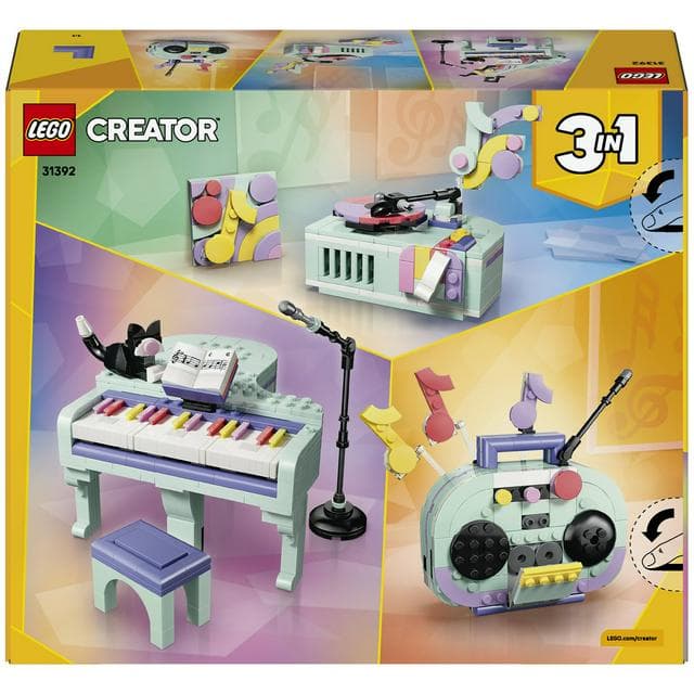 Lego Creator 3 in 1 Music Decor Piano With Cat Building Toy 31392 - gallery image 5