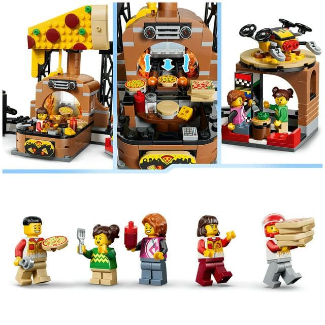 Lego City Pizza Delivery Experience With Vehicles Playset 60496 - gallery image 4