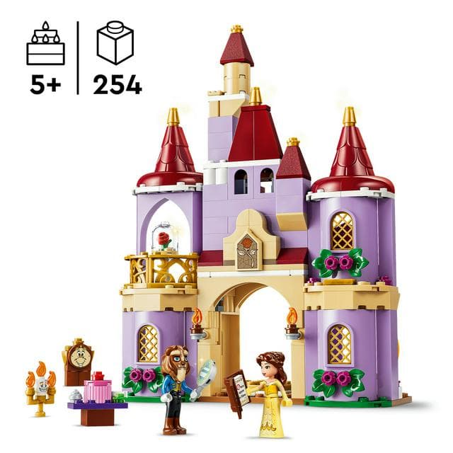 Lego Disney Princess Belle & the Beast’s Enchanted Castle Building Toy 43289 - gallery image 1