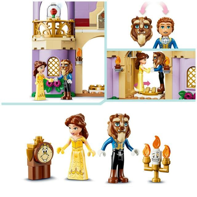 Lego Disney Princess Belle & the Beast’s Enchanted Castle Building Toy 43289 - gallery image 3