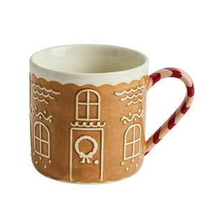 Sainsbury's Home Novelty Gingerbread House Shaped Mug