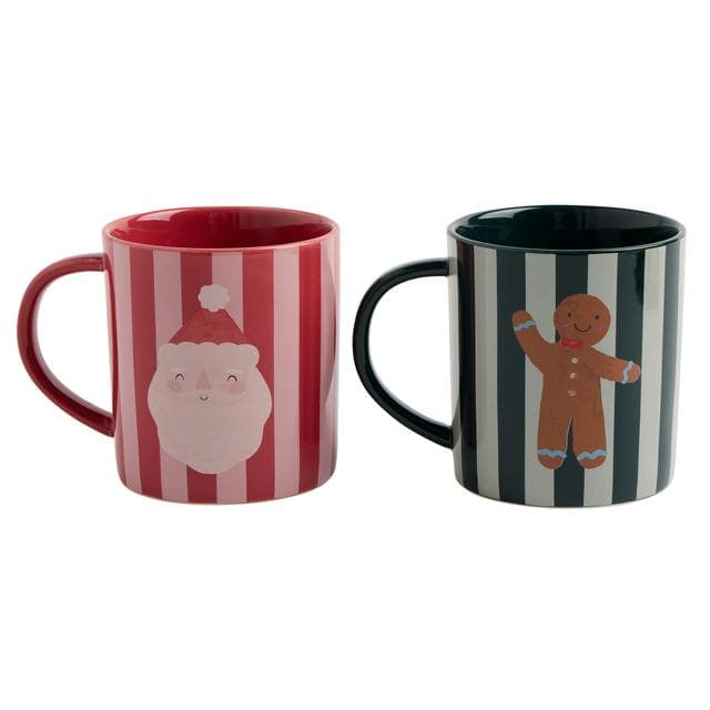 Sainsbury's Home Novelty Character Stripe Mug Assortment - gallery image 1