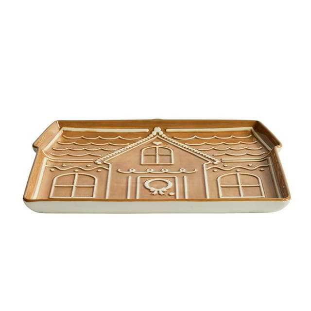 Sainsbury's Home Novelty Gingerbread House Shaped Plate - gallery image 2