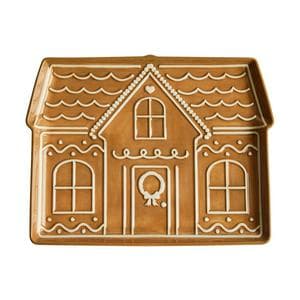 Sainsbury's Home Novelty Gingerbread House Shaped Plate