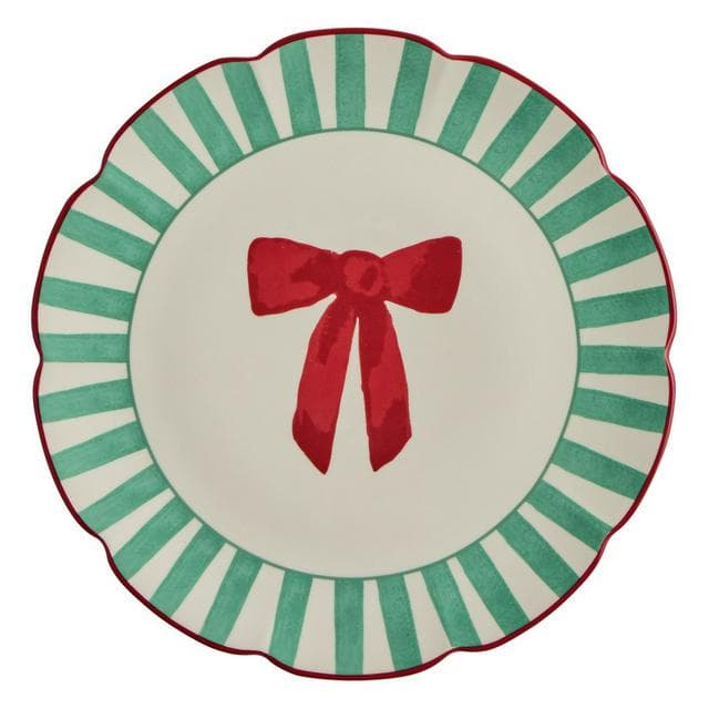 Sainsbury's Home Bows & Trees Dinner Plate - gallery image 1