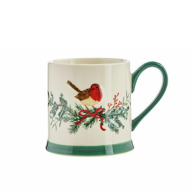 Sainsbury's Home Robin Fine China Tankard Mug - gallery image 1