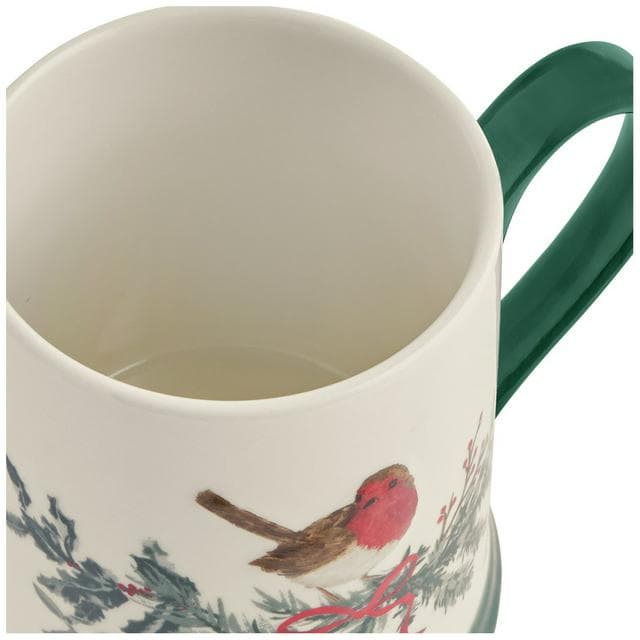 Sainsbury's Home Robin Fine China Tankard Mug - gallery image 3