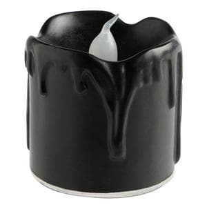 Sainsbury's Home Drip LED Candle - Black