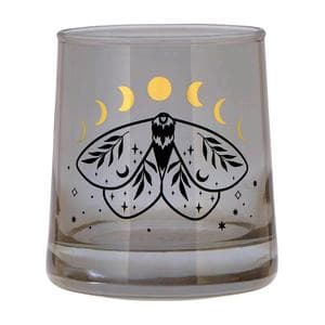 Sainsbury's Home Luna Moth Glass Tumbler