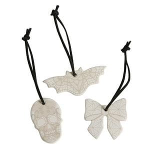 Sainsbury's Home Lace Ceramic Decorations Assortment