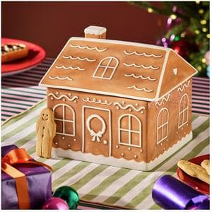 Sainsbury's Home Novetly Gingerbread House Shaped Treat Jar