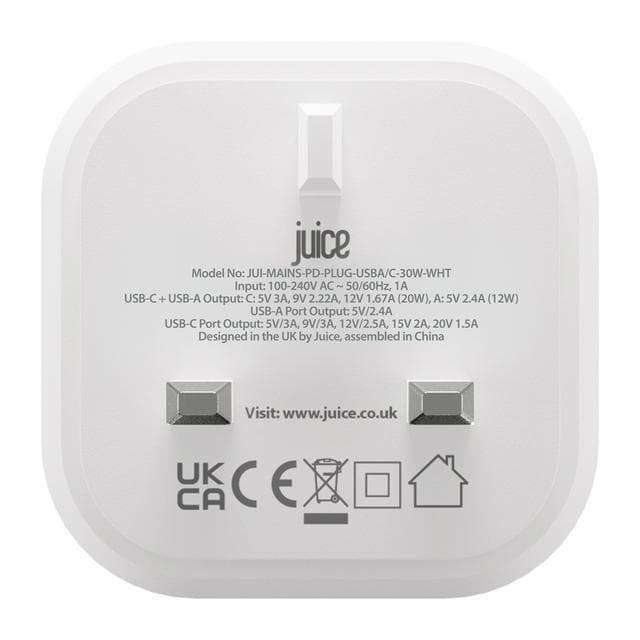 Juice 30W Dual Port Mains Charger - gallery image 4