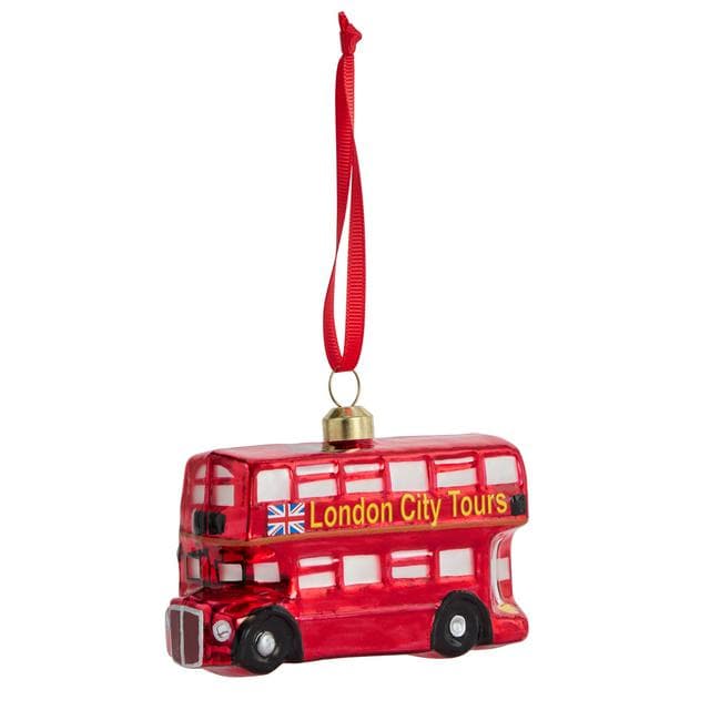 Sainsbury's Home London Bus City on The Back Hanging Decoration - gallery image 1