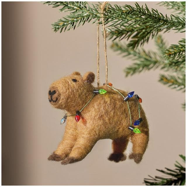 Sainsbury's Home Capabara Hanging Decoration - gallery image 1